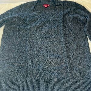 Merona Wool Rabbit Hair Cable knit Scoop Neck Sweater